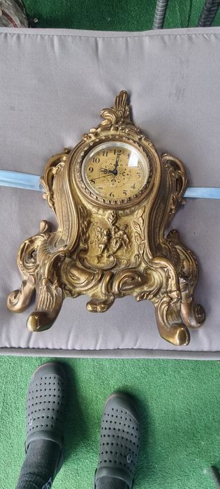 Sprzedam zegarek kominkowy  z mosiadzu