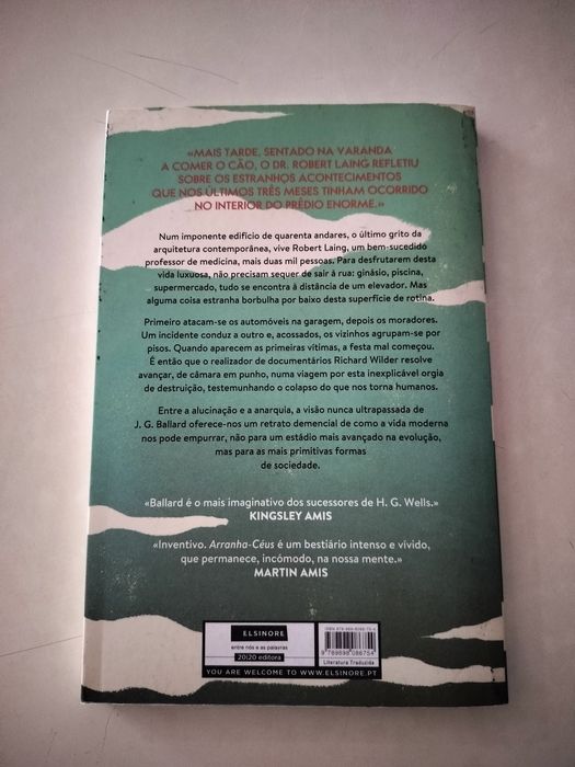 Livro Arranha-Ceus J.G. Ballard - Plano Nacional de Leitura