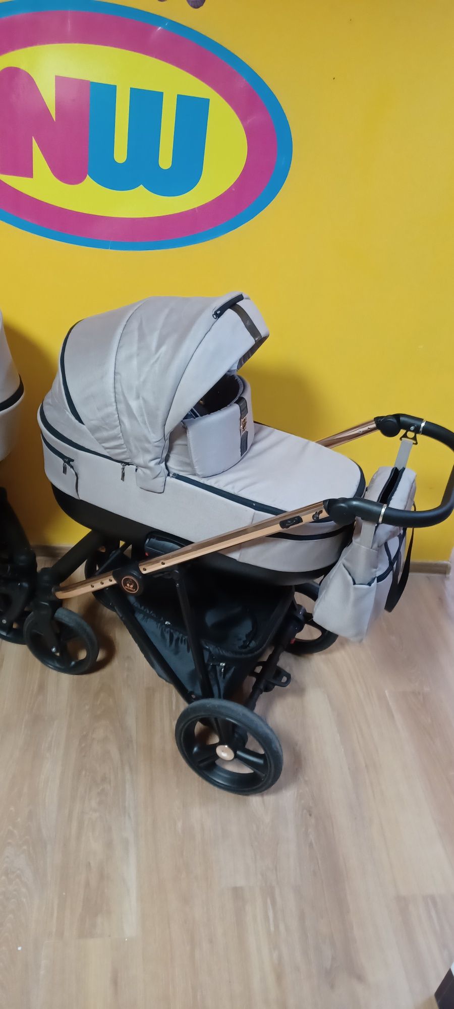Śliczny elegancki wózek zestaw 2w1 w KOMISIE NW