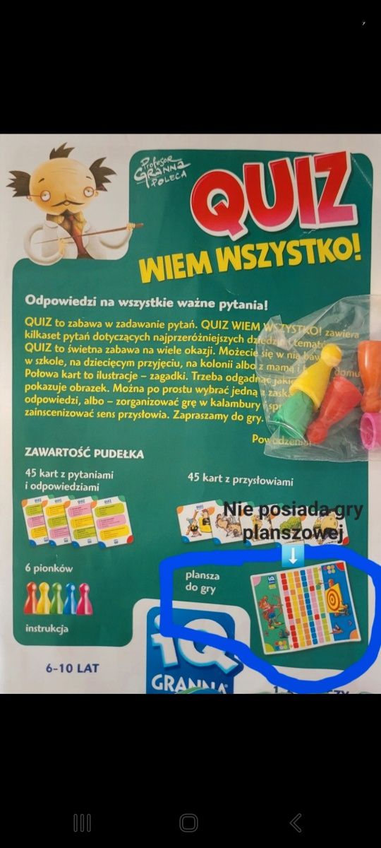 Gra Quiz Wiem wszystko!