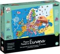 Diset 68947 Puzzle Mapa Europy 125 el. – j. hiszpański