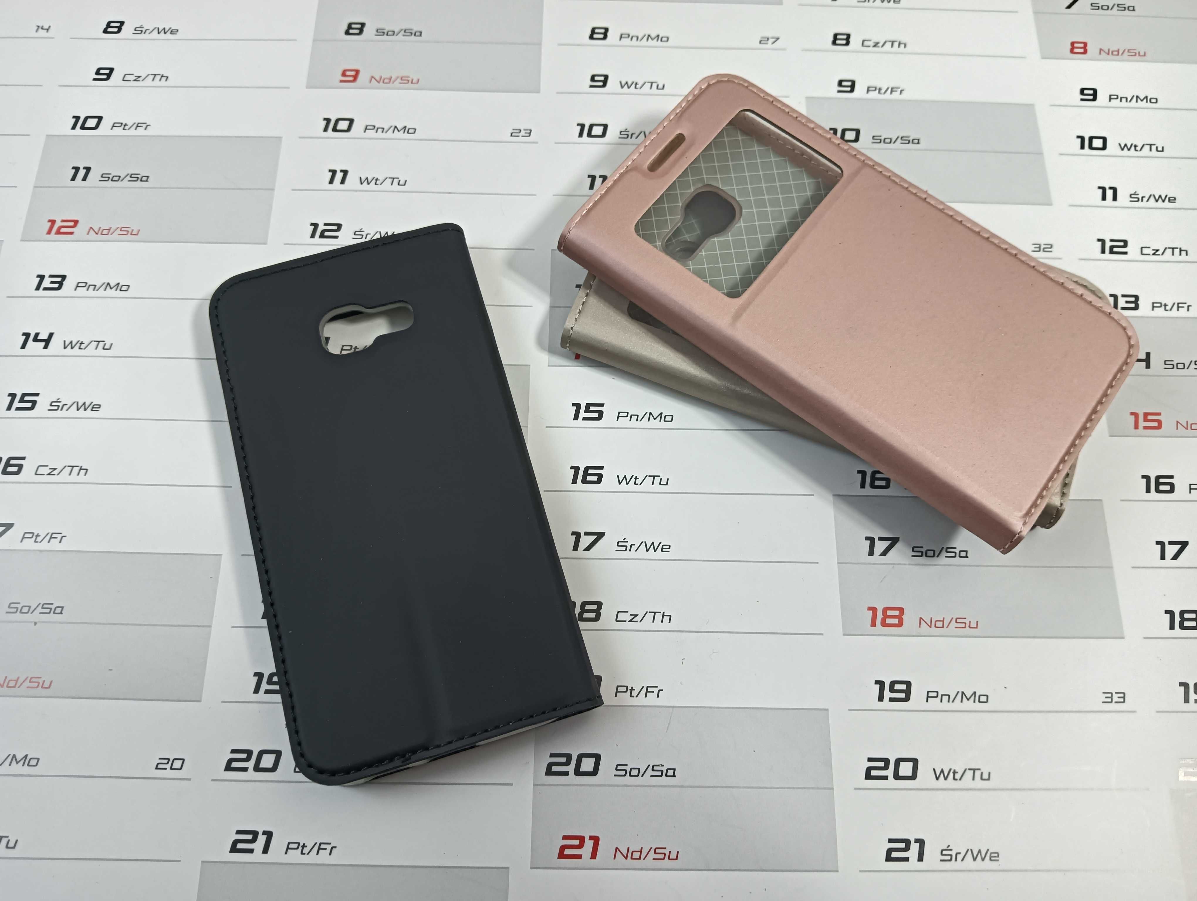 Etui Book do telefonu Samsung Galaxy A3 2017 + Szkło Hartowane