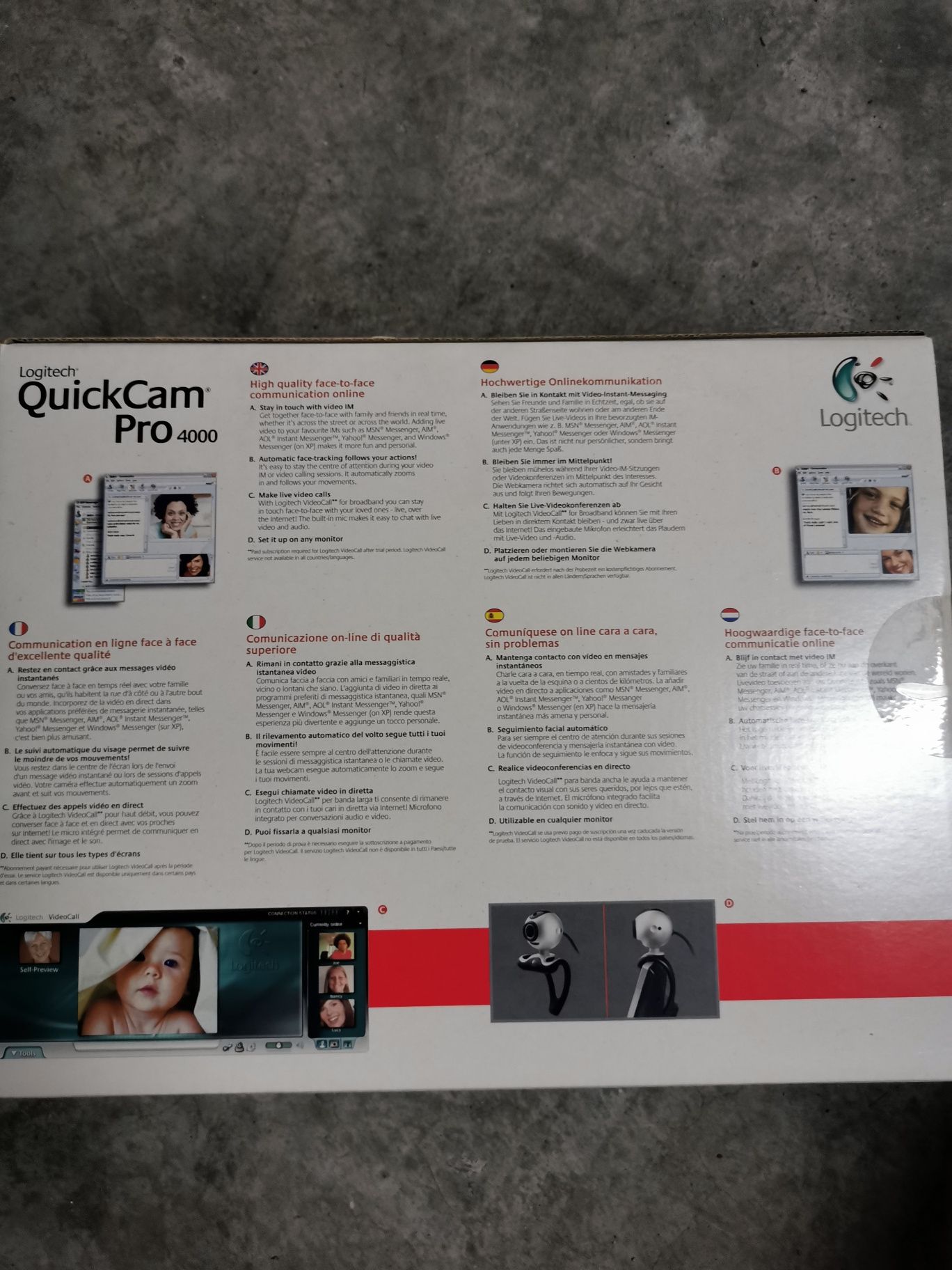 WebCam para PC Pro 4000 nova