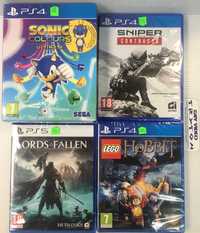 Gry PS4/PS5 Lego Hobbit Lords of Fallen Sniper Contracts Sonic Colours