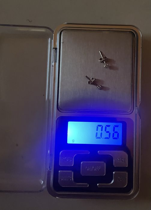 Kolczyki brylanty diamenty 0,14 ct , złoto 14K,stan idealny