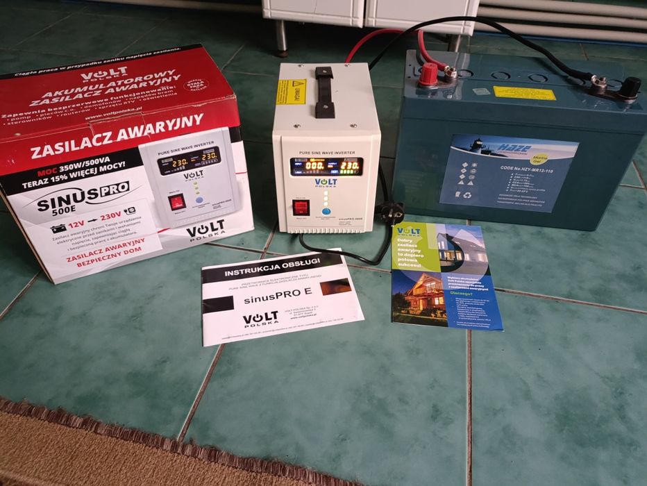 Безперебійник інвертор ups volt polska e500+ гелевий акумулялятор 119