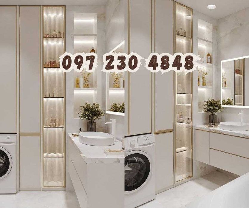 Услуги дизайнера интерьера. 3D визуализация кухни, спальни, ванной