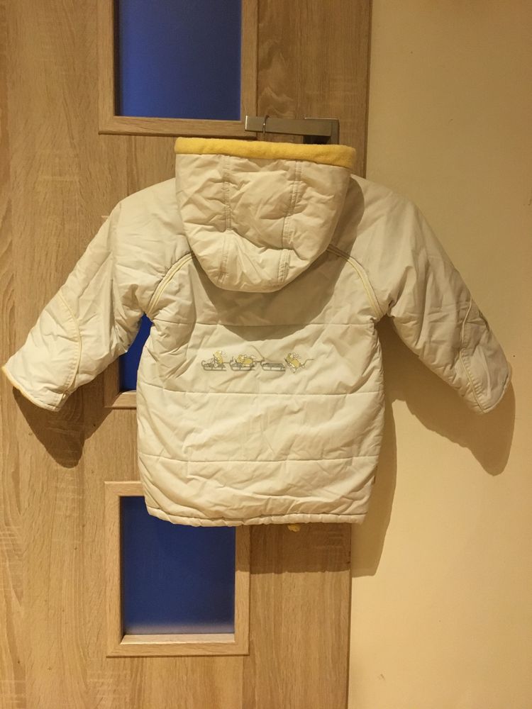 Kurtka zimowa dziecięca Coccodrillo z bawełnianą podszewką 86cm