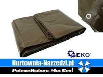Duża Plandeka 6x10m extra gruba/brązowa 200G gruba plandeka 10m