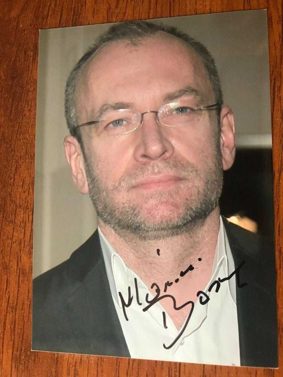 Aktor Mariusz Bonaszewski, zdjęcie z autografem 10x15