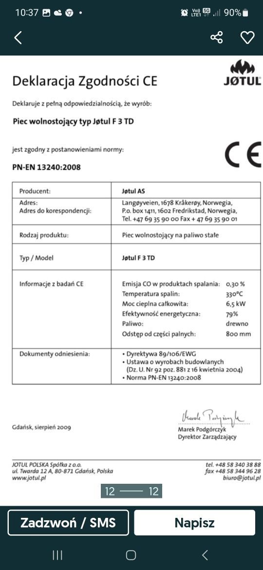 Kominek,piecyk,koza,Jotul 3