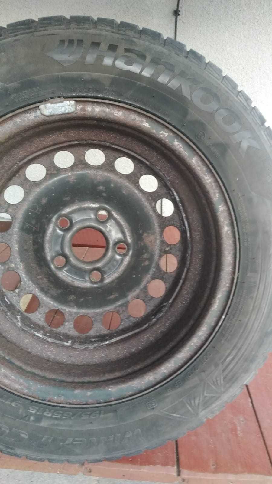felgi 15 5x112 z oponami zimowymi hankook winter 195/65R15