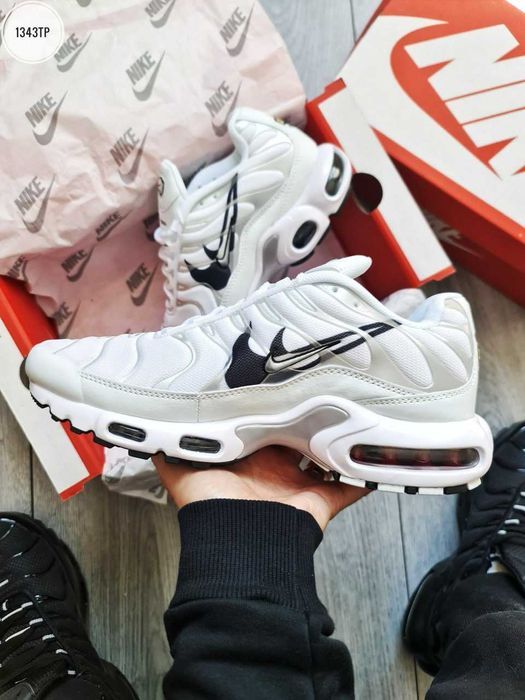 !SALE! Nike Air Max Plus TN White/Black 37 38 39 40 41 42 43 44 45 46