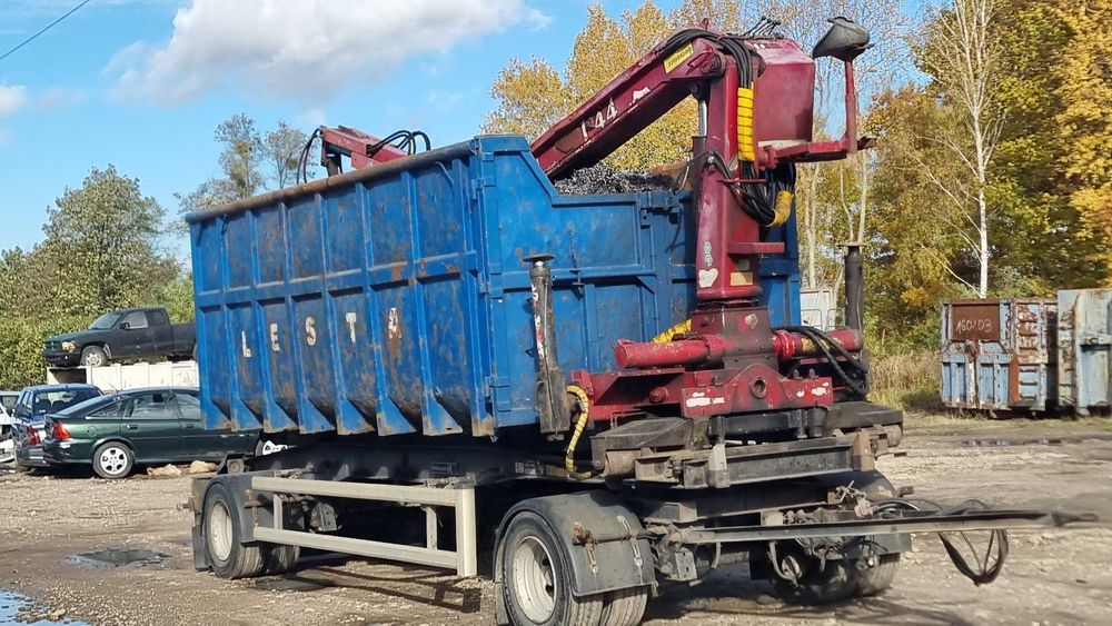 Kontener HDS hakowiec do złomu