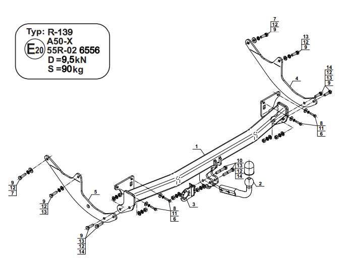 HAK HOLOWNICZY + Moduł 7Pin do Renault Kangoo III od 2021