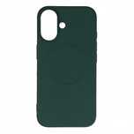 Etui Liquid Silicone Case z MagSafe na Samsung Galaxy S25 Edge - zielo