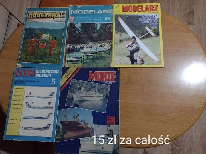 Modelarz i inne czasopisma.