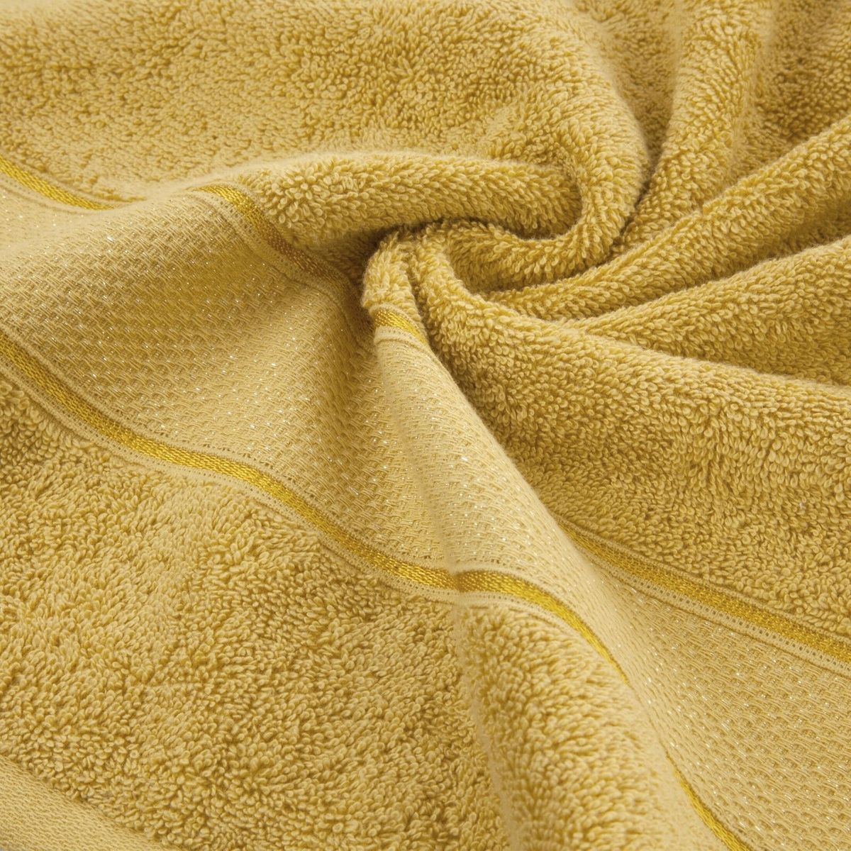 Ręcznik Kąpielowy 70x140 Bawełniany Frotte 500g/m2 Liana 12 Musztarda