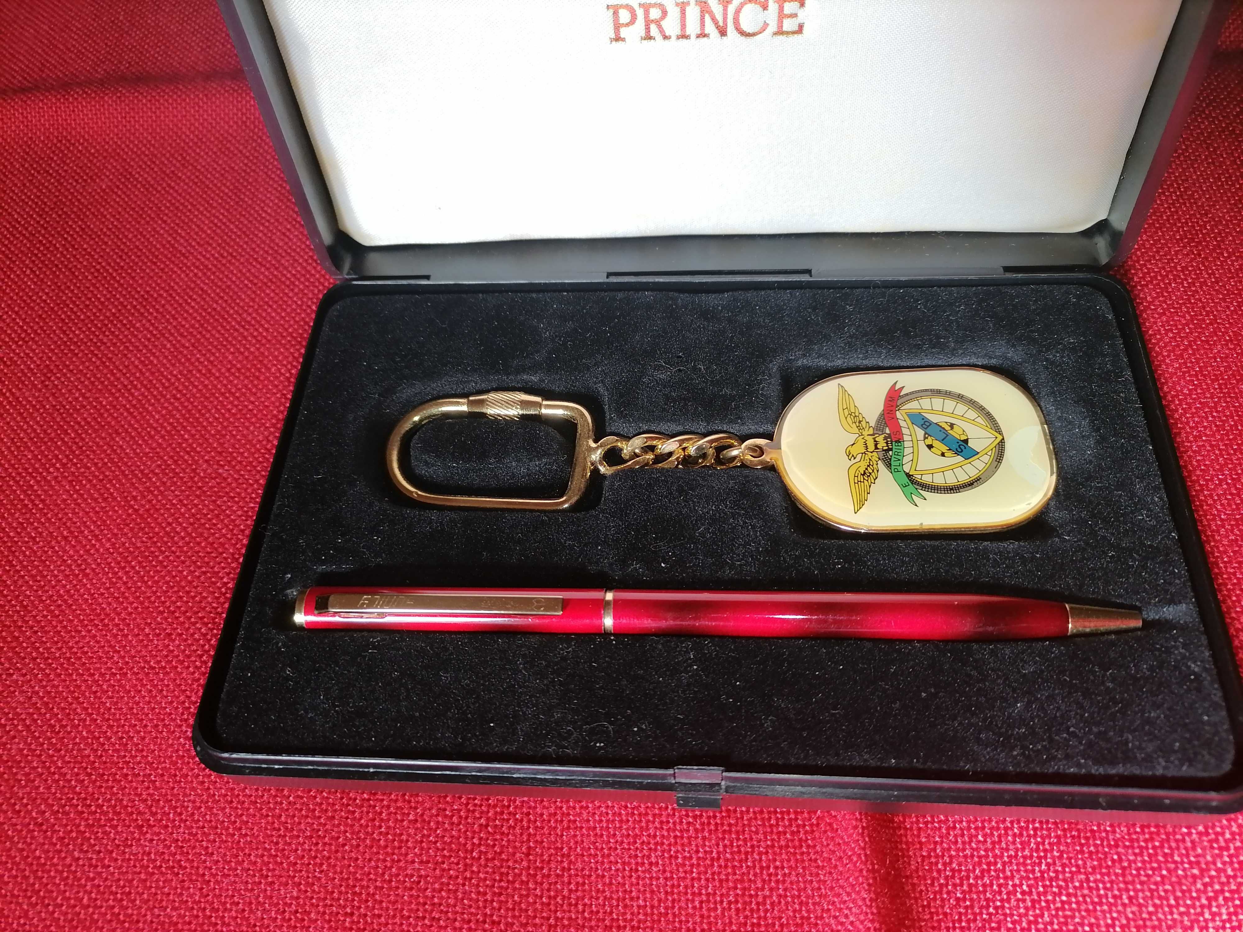 Estojo de caneta e porta chaves do Benfica (vintage)