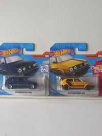 Conj 2 hot wheels volkswagen Golf mk2