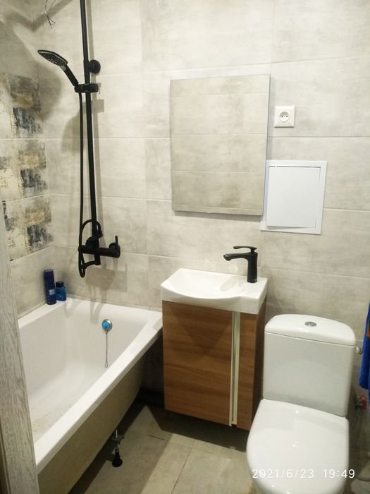 Ремонт ванной, укладка плитки, штукатурка, шпаклёвка, ремонт туалета