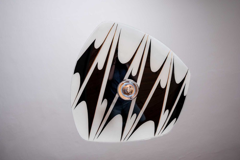 Lampa wisząca lata 60 New Look Pop-Art Mid-Century Vintage PRL Napako