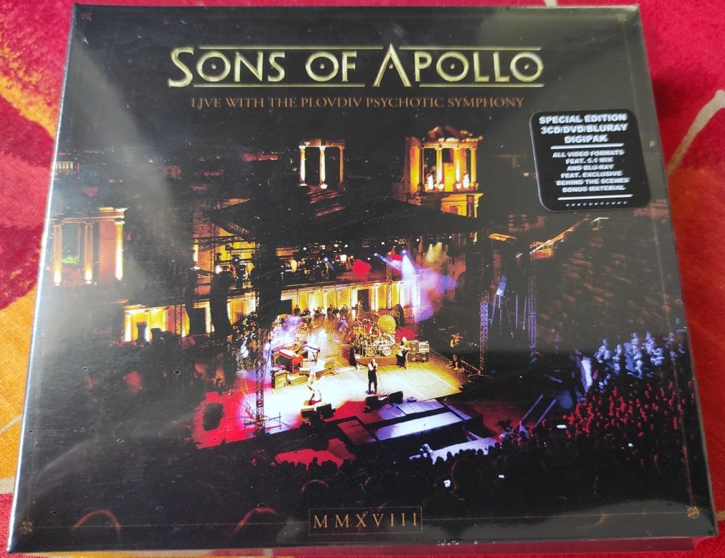 Sons of Apollo - Live With The Plovdiv Psychotic Symphony CD/DVD/Bray