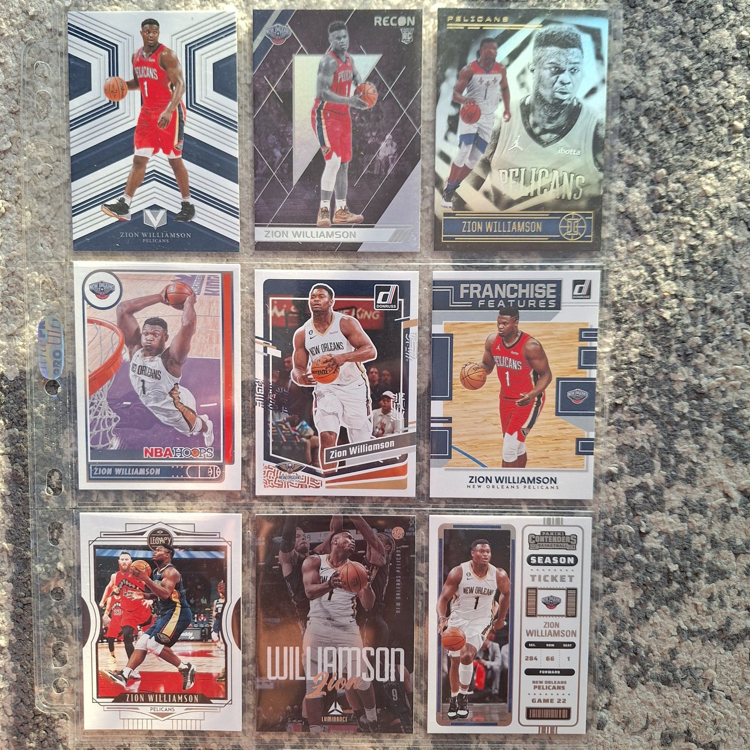 Karty NBA Luka, Giannis, Curry, Lillard, Zion, Tatum,Morant