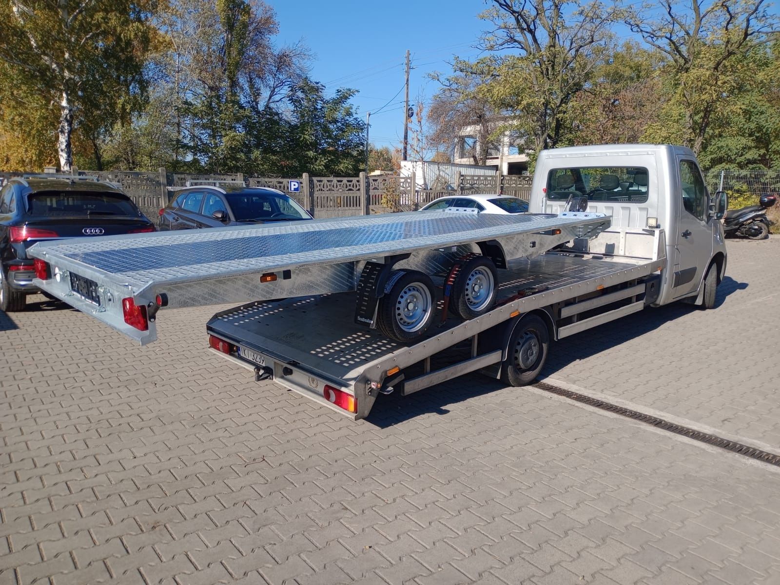 2025 rok Laweta MARS płaska 4.5 m x 2.1 platforma NOWA