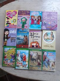 Książki dla dziewczynki, zestaw 12 książek