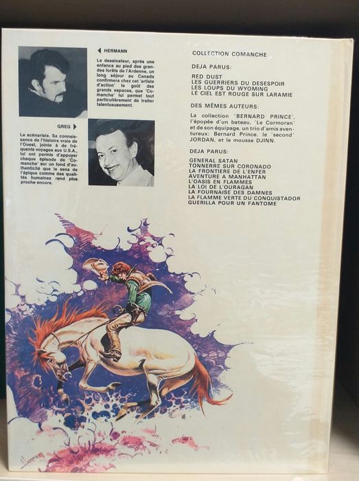 Comanche Le desert sans lumiere Hermann Greg Lombard BD