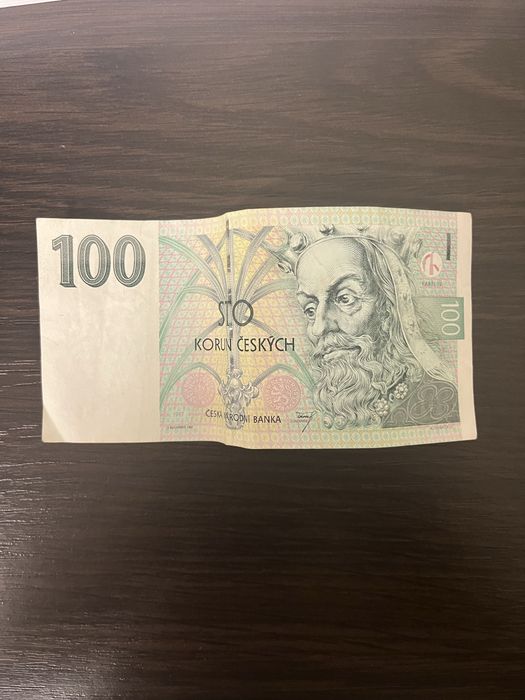 Купюра, банкнота 100 крон Чехословакия 1997, UNC