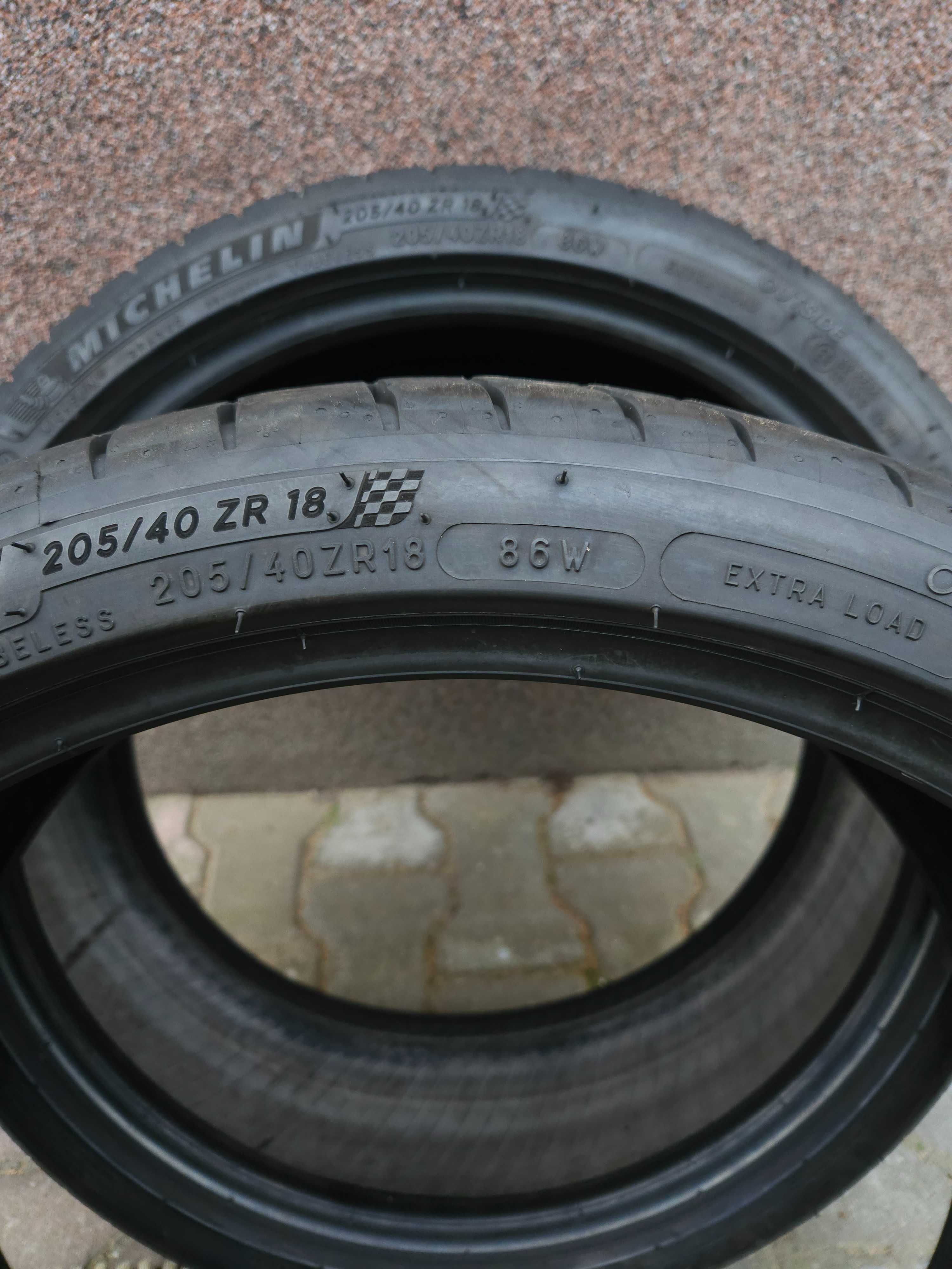 205/40R18 michelin pilot sport 4