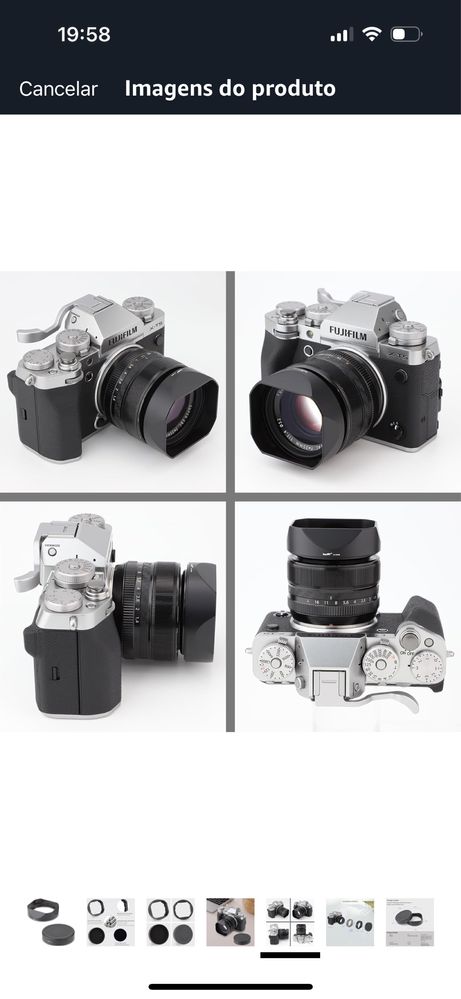 Para-sol para objectiva Fujifilm Fujinon