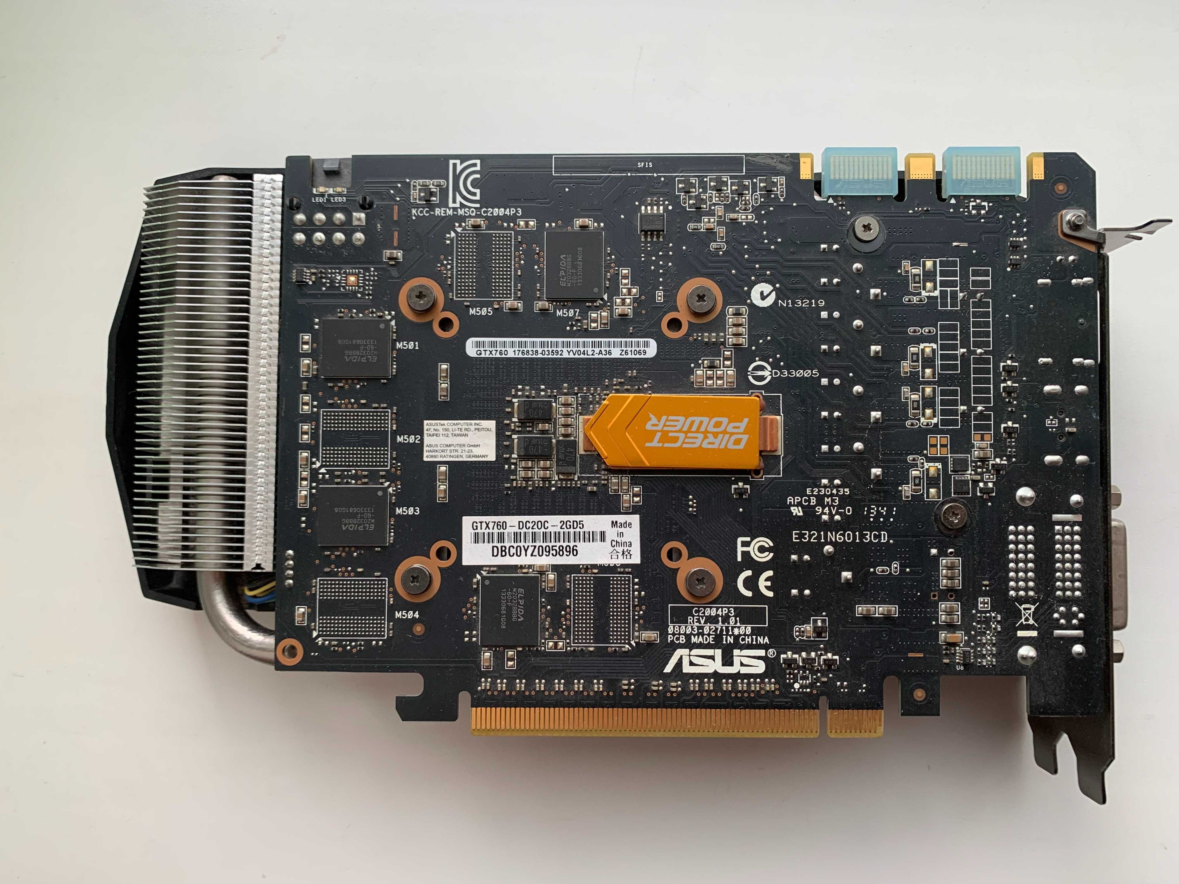 Відеокарта Asus PCI-Ex GeForce GTX 760 DC II 2048MB GDDR5 (256bit)