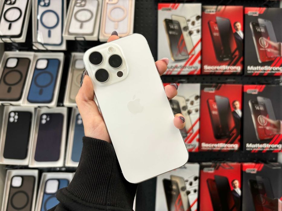 OKAZJA!! iPhone 16 Pro White Titanium 128GB /Gwarancja 24mies/Raty 0%