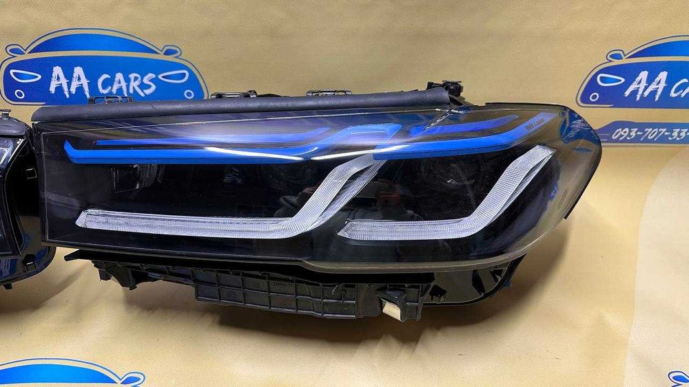 Фары Фара Фари Bmw G30 Shadow Чорні 5/M5 F90 Adaptive Laser рестайлінг
