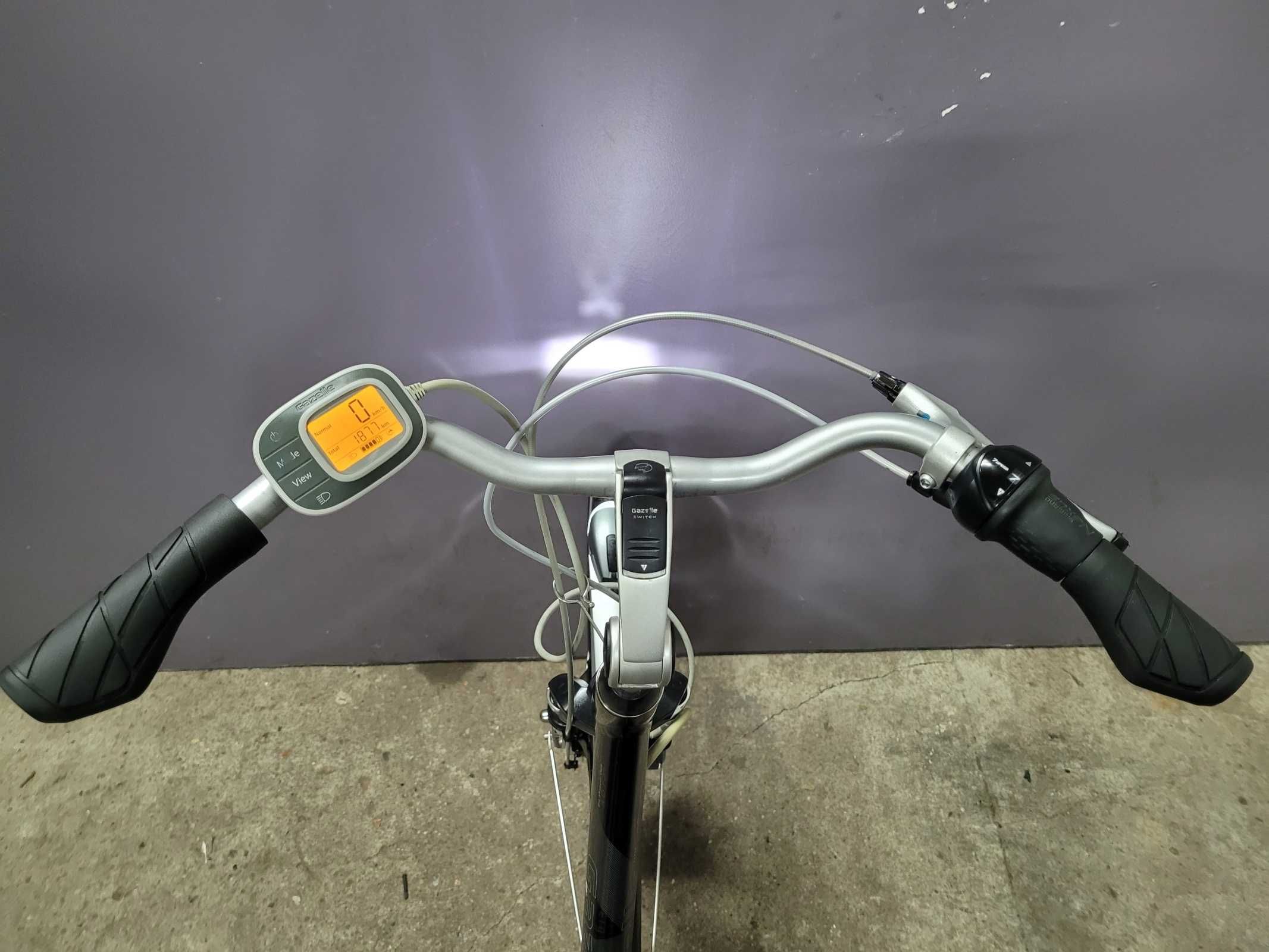 Rower elektryczny GAZELLE ORANGE PLUS 1800 km 11ah 36v Koszyk GRATIS!!