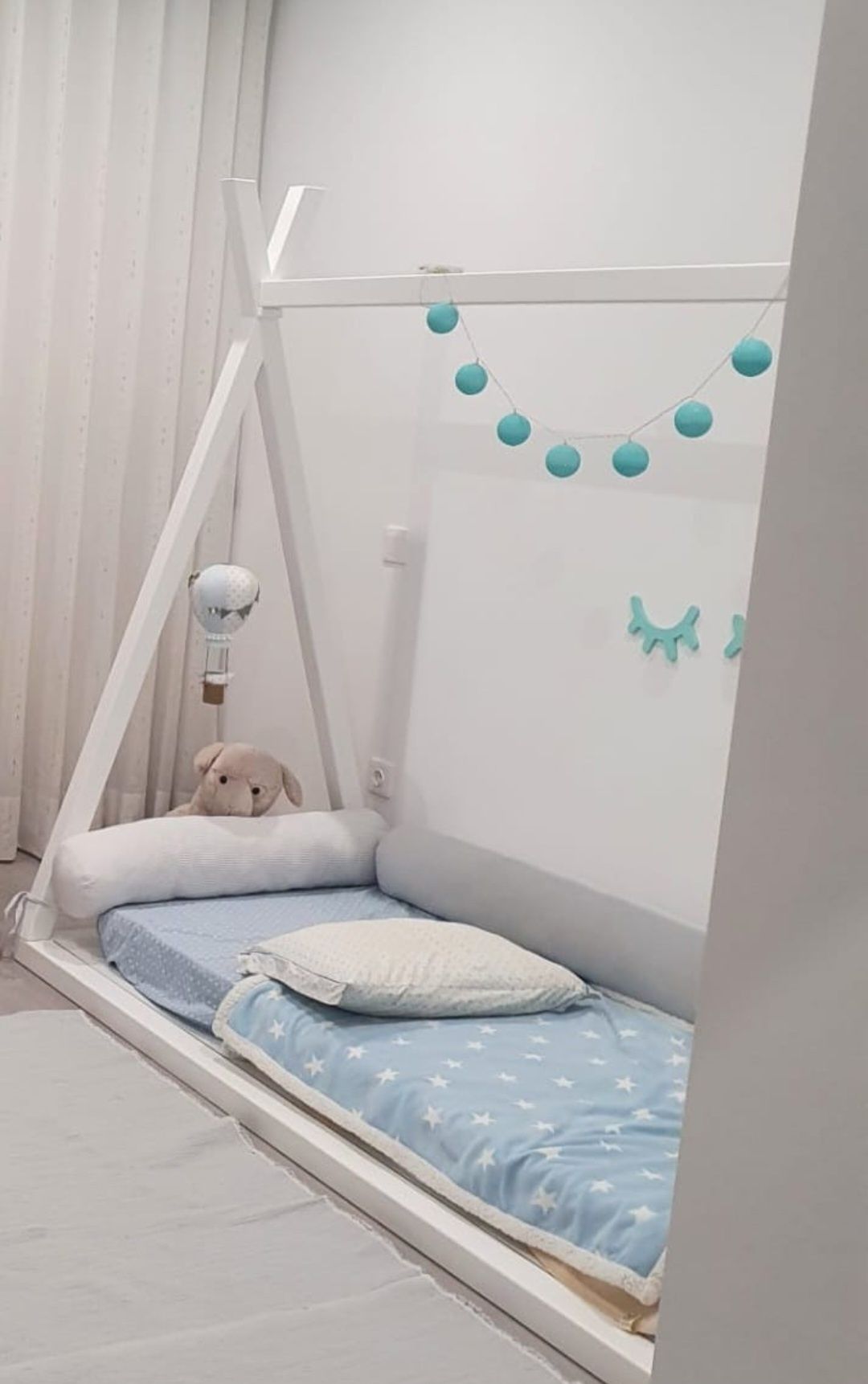 Cama criança tipo tepee Montessori