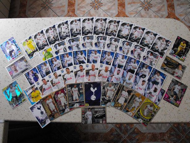 Karty piłkarskie FIFA 365 i inne , zestaw kart TOTTENHAM HOTSPUR