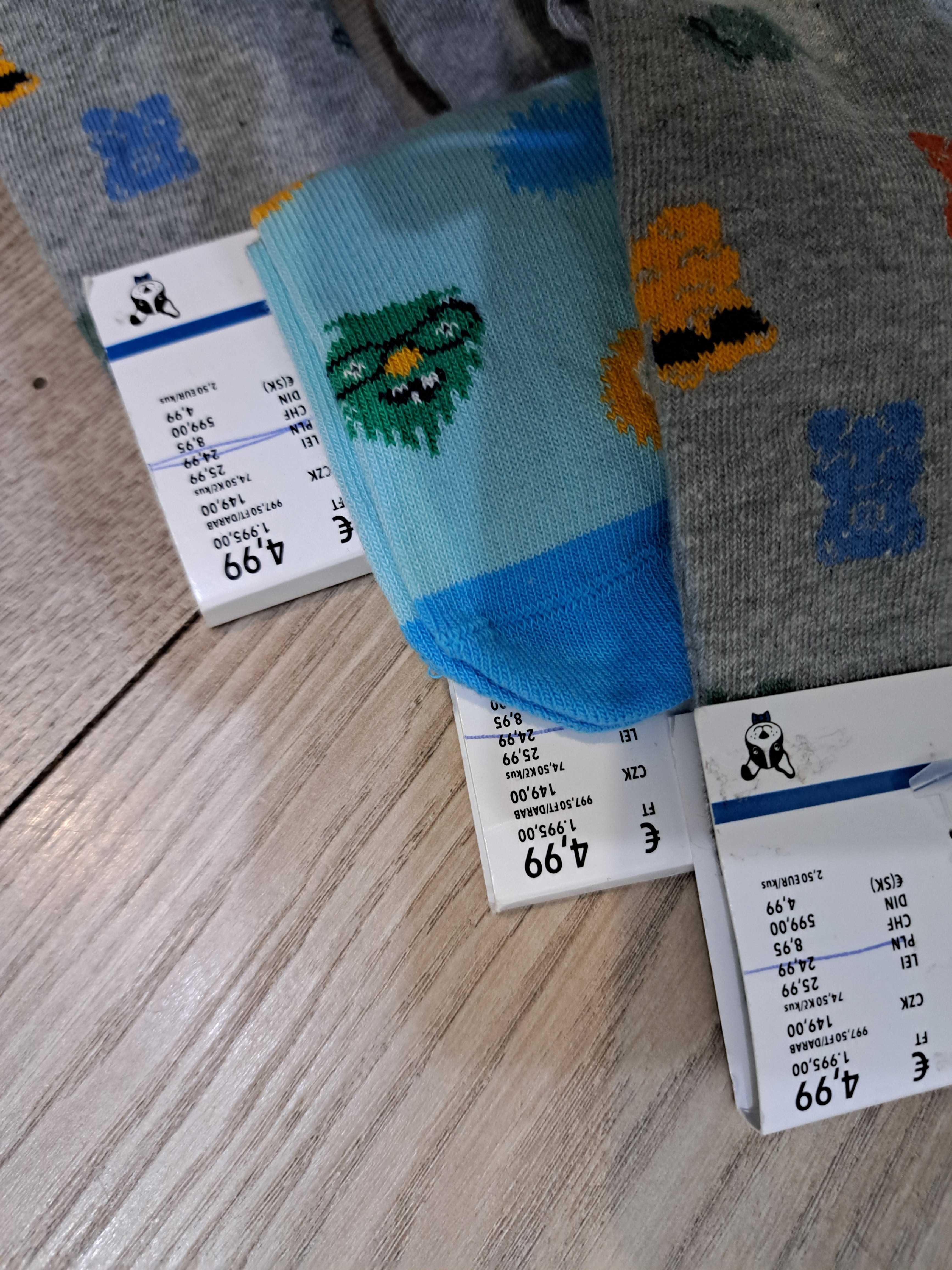 Skarpetki 6 par chłopięce 27-30