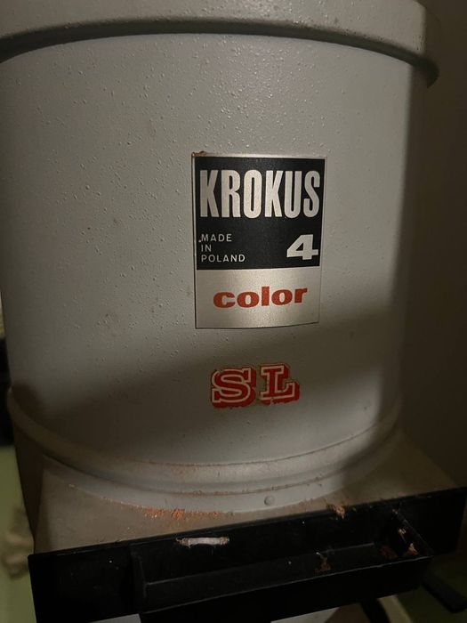 Фотозбільшувач Krokus 4 SL+глянцеватель фотоувеличитель Польша