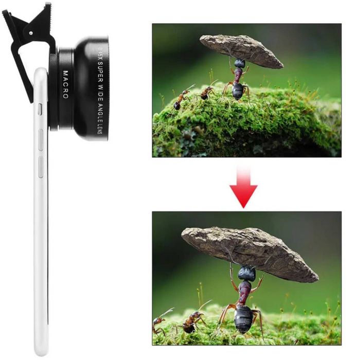 0.45XPHONE LENS  широкоугольный макрообъектив для телефона