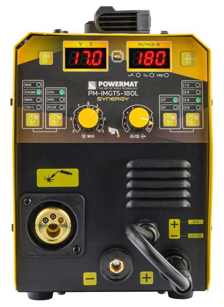 Migomat inwertorowy MIG/MAG FLUX MMA TIG-LIFT SYNERGICZNY półautomat