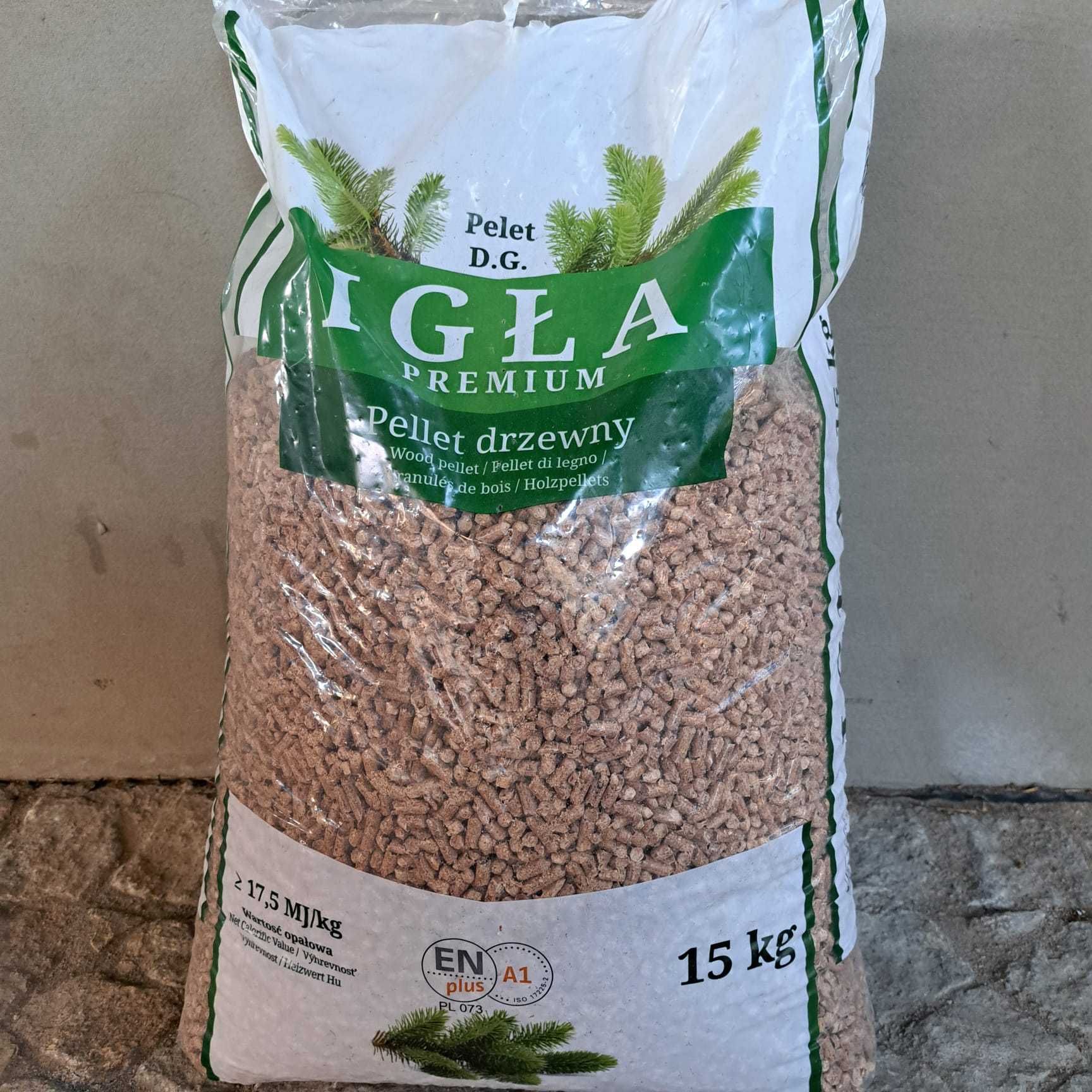 Pelet Igła Premium, certyfikat, lider na rynku, sprawdzony sprzedawca