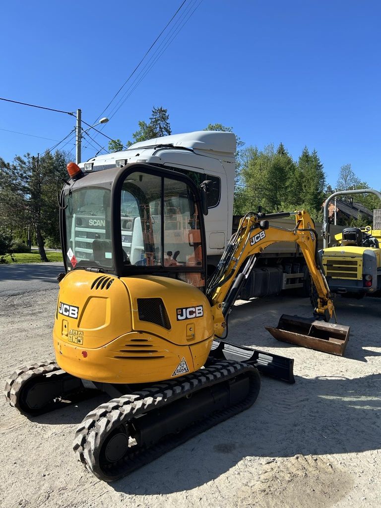 Wynajem mini koparki JCB 8030, ubijarki WACKER NEUSON DPU 6555