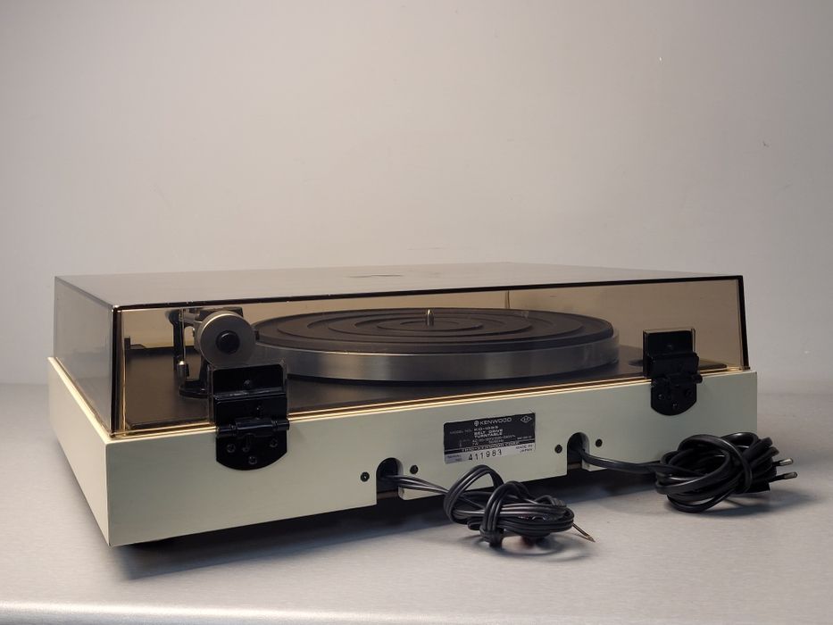 Gramofon Kenwood KD-1033 – po serwisie, nowy pasek, igła ATN-71, Biały