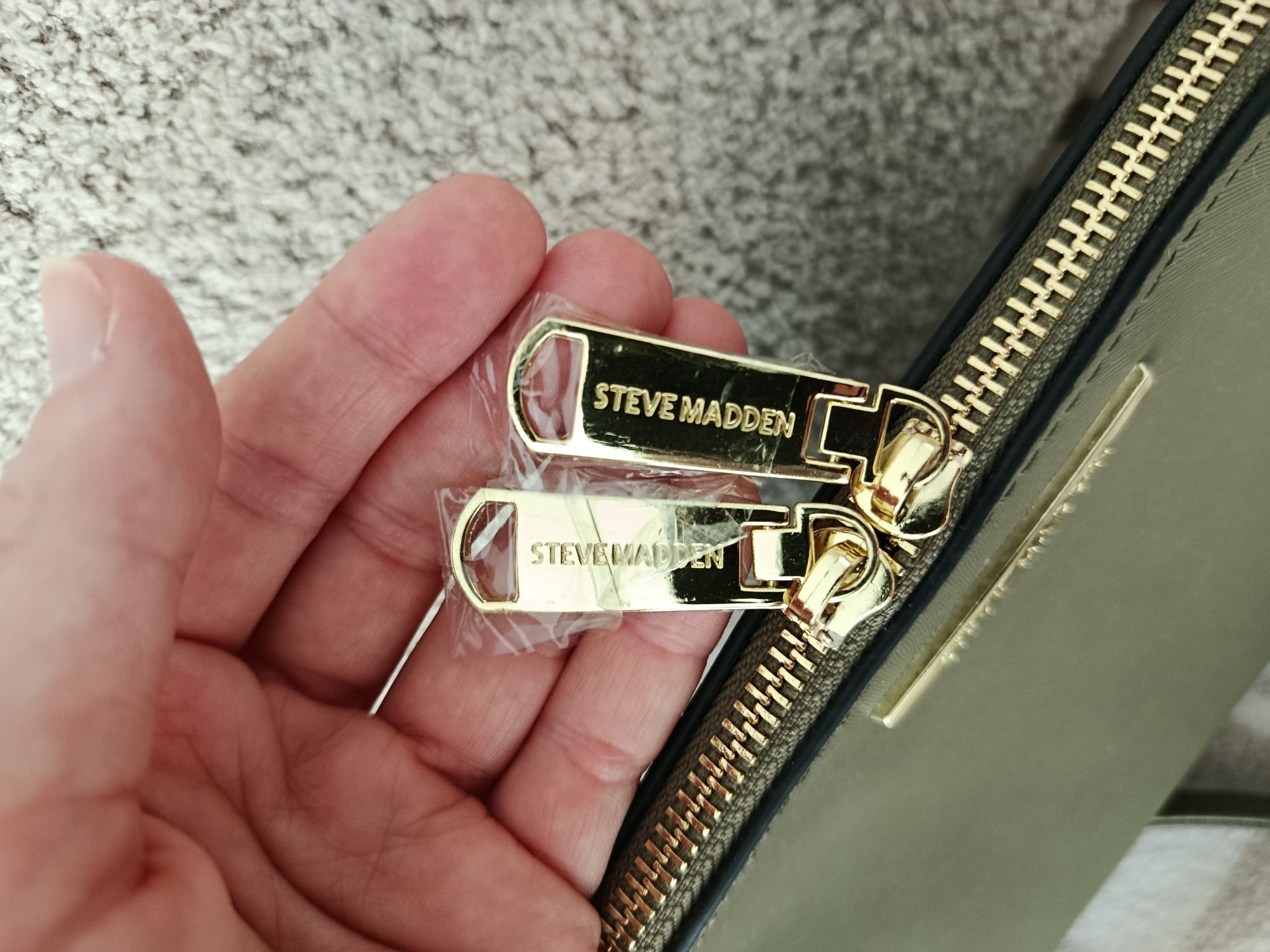 Steve Madden oliwkowa torebka damska