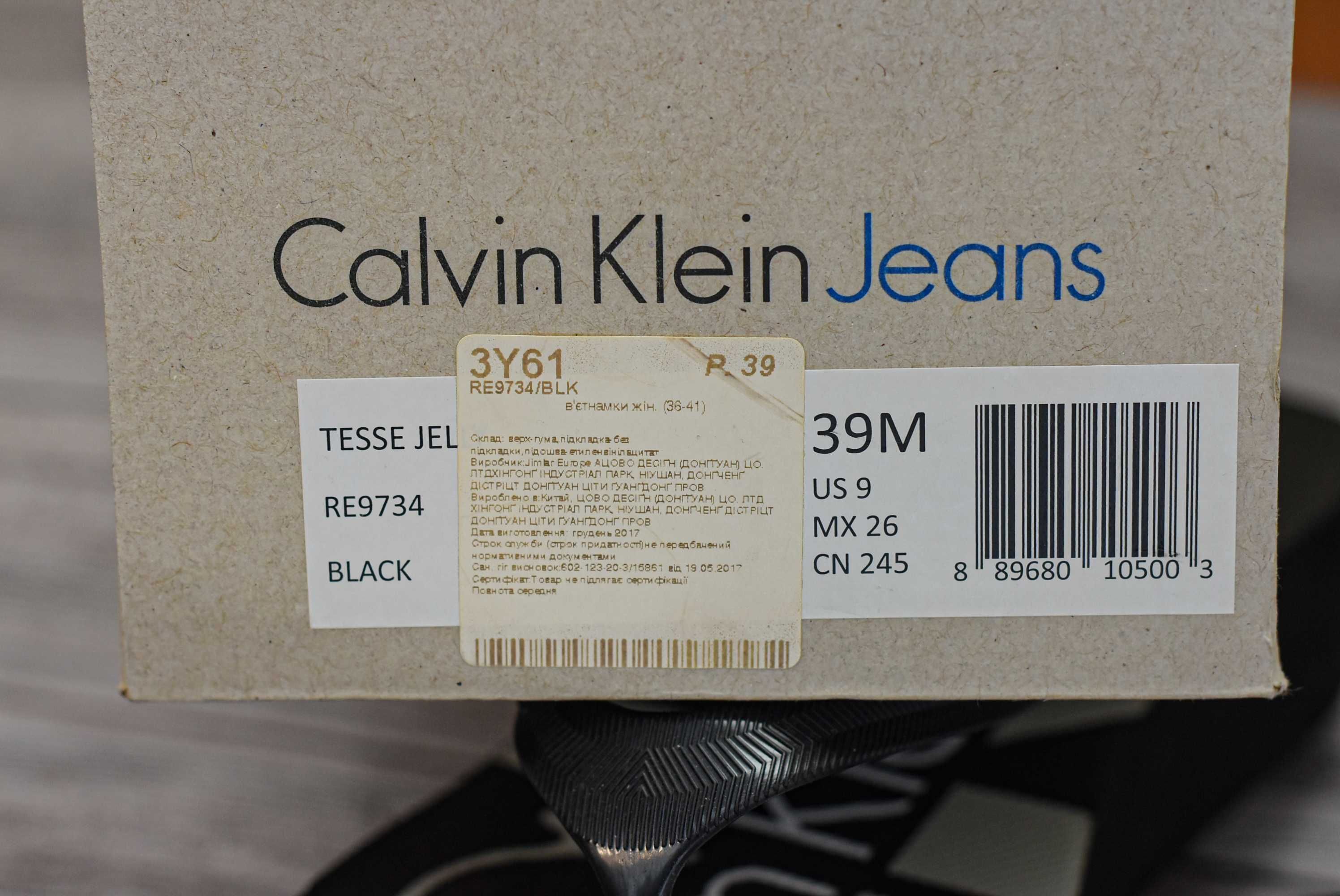 Женские шлепанцы вьетнамки шлепки Calvin Klein Jeans оригинал