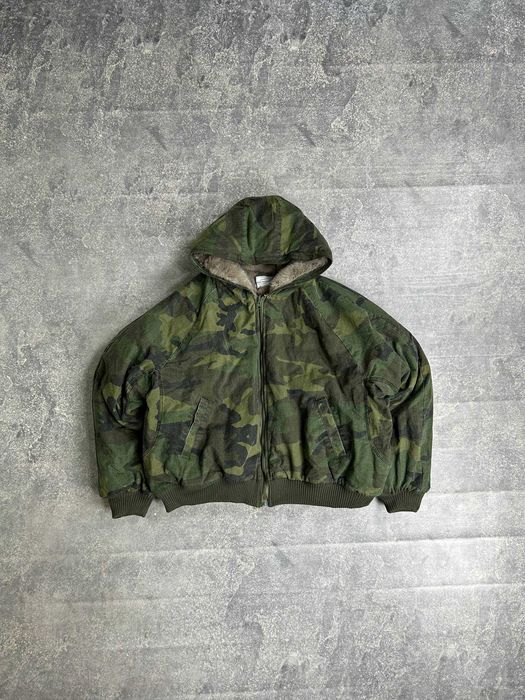 Бомбер двосторонній камо с мехом куртка курточка пуховик мех MA-1 M S